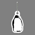 Zippy Clip & Tag W/ Tab - Penguin (Front)